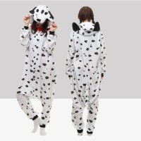 Dalmatiner Jumpsuit Schlafanzug Kostüm Onesie