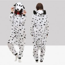 Dalmatiner Jumpsuit Schlafanzug Kostüm Onesie