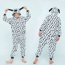 Kinder Dalmatiner Jumpsuit Schlafanzug Kostüm Onesie