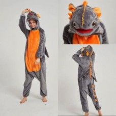Drache Jumpsuit Schlafanzug Kostüm Onesie