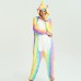 Einhorn farbenfroh Jumpsuit Schlafanzug Kostüm Onesie