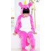 Kinder Einhorn pink Jumpsuit Schlafanzug Kostüm Onesie