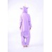 Einhorn lila/flieder Jumpsuit Schlafanzug Kostüm Onesie