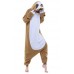 Faultier Sloth Jumpsuit Schlafanzug Kostüm Onesie