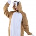 Faultier Sloth Jumpsuit Schlafanzug Kostüm Onesie