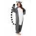 Lemur Jumpsuit Schlafanzug Kostüm Onesie