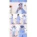 Stitch blau Jumpsuit Schlafanzug Kostüm Onesie