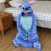 Lilo und Stitch blau Jumpsuit Schlafanzug Kostüm Onesie