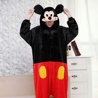 Mickey Maus Jumpsuit Schlafanzug Kostüm Onesie