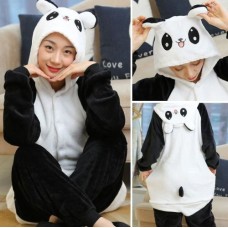 Panda Jumpsuit Schlafanzug Kostüm Onesie