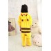 Kinder Pikachu Jumpsuit Schlafanzug Kostüm Onesie