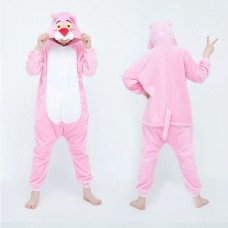 Kinder Pink Panther Jumpsuit Schlafanzug Kostüm Onesie