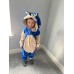 Kinder Sonic Igel Jumpsuit Schlafanzug Kostüm Onesie