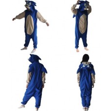 Kinder Sonic Igel Jumpsuit Schlafanzug Kostüm Onesie