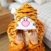 Tiger Jumpsuit Schlafanzug Kostüm Onesie