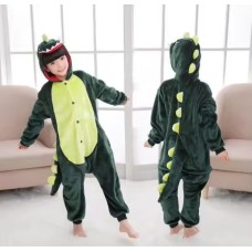 Kinder Dino Trex Jumpsuit Schlafanzug Kostüm Onesie