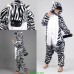 Zebra Jumpsuit Schlafanzug Kostüm Onesie