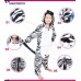 Kinder Zebra Jumpsuit Schlafanzug Kostüm Onesie